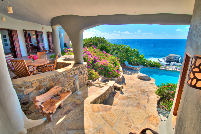Caribbean View from Luxury Home